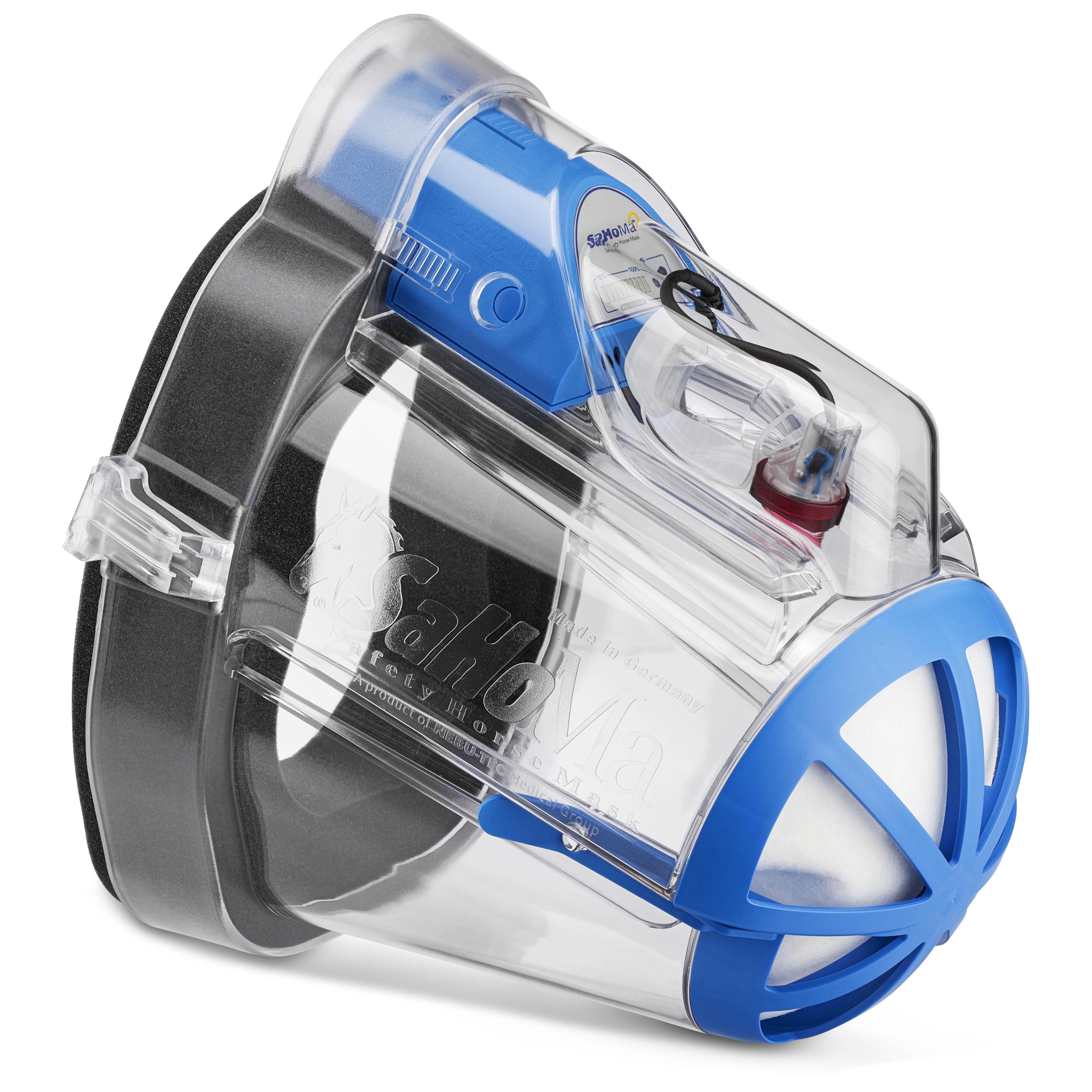 SaHoMa-II Inhalationsmaske seitliche Ansicht